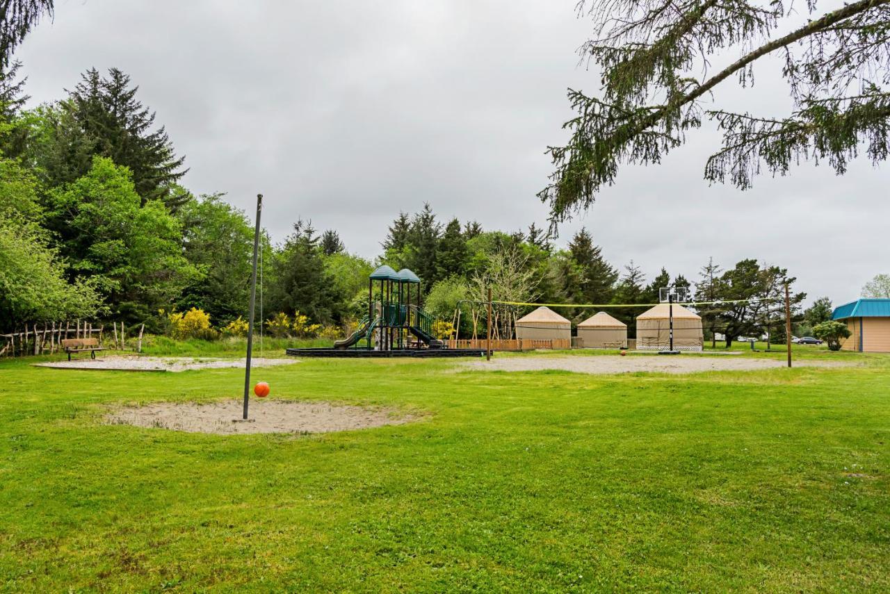 Long Beach Camping Resort Yurt 8 Oceanview Buitenkant foto