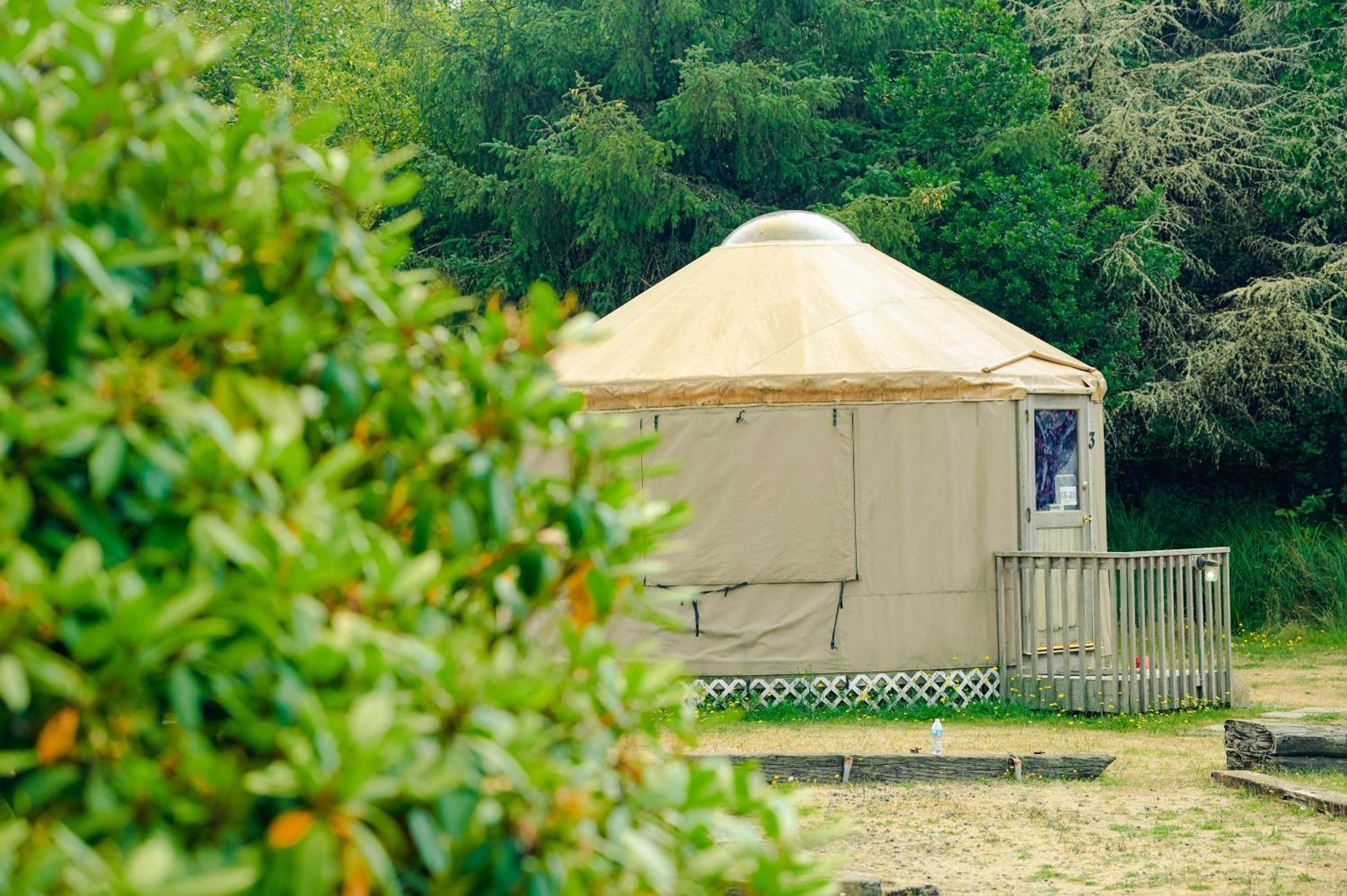 Long Beach Camping Resort Yurt 8 Oceanview Kamer foto