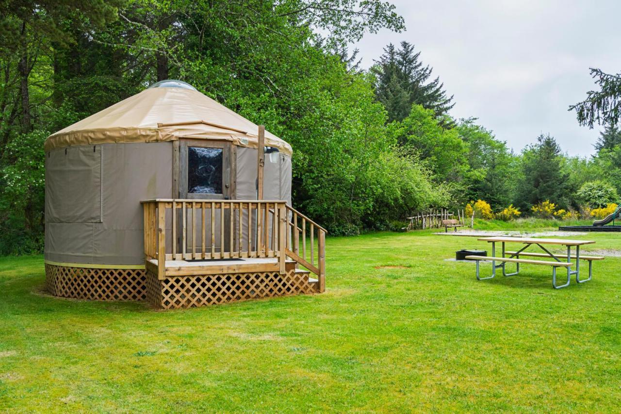 Long Beach Camping Resort Yurt 8 Oceanview Buitenkant foto